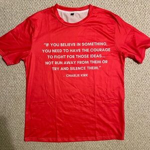 Courageous Red Men's T-Shirt